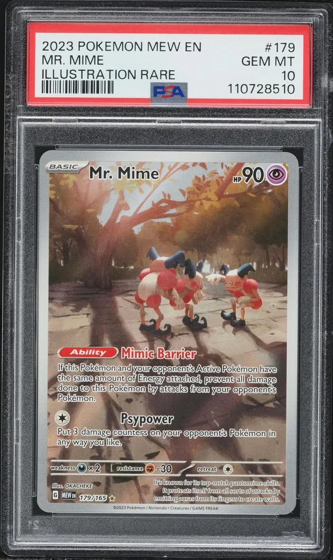 Mr. Mime, 151, PSA 10