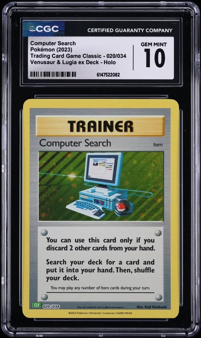 Computer Search, Trading Card Game Classic - CLV, CLC, CLB, CGC 10