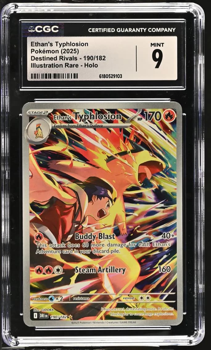 Ethan's Typhlosion, Destined Rivals, CGC 9