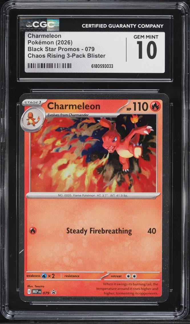 Charmeleon, Black Star Promos - Mega Evolution MEP EN, CGC 10