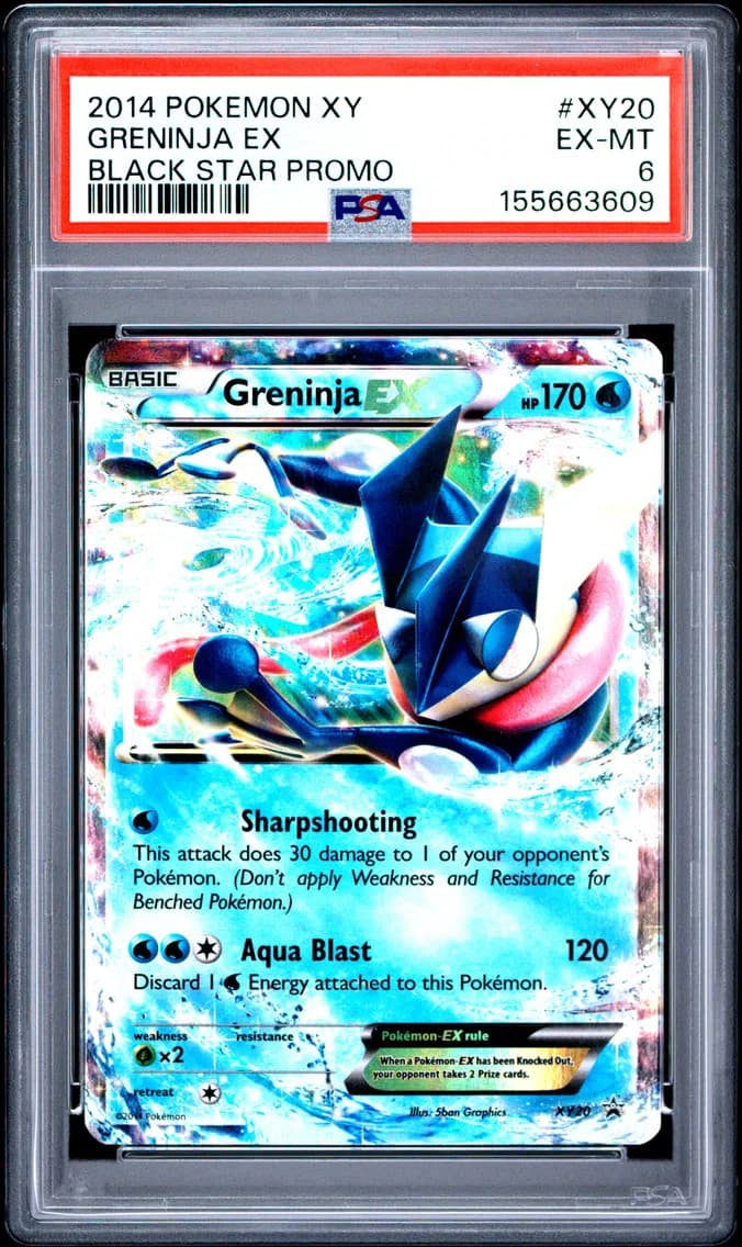 Greninja EX, XY Black Star Promo, PSA 6