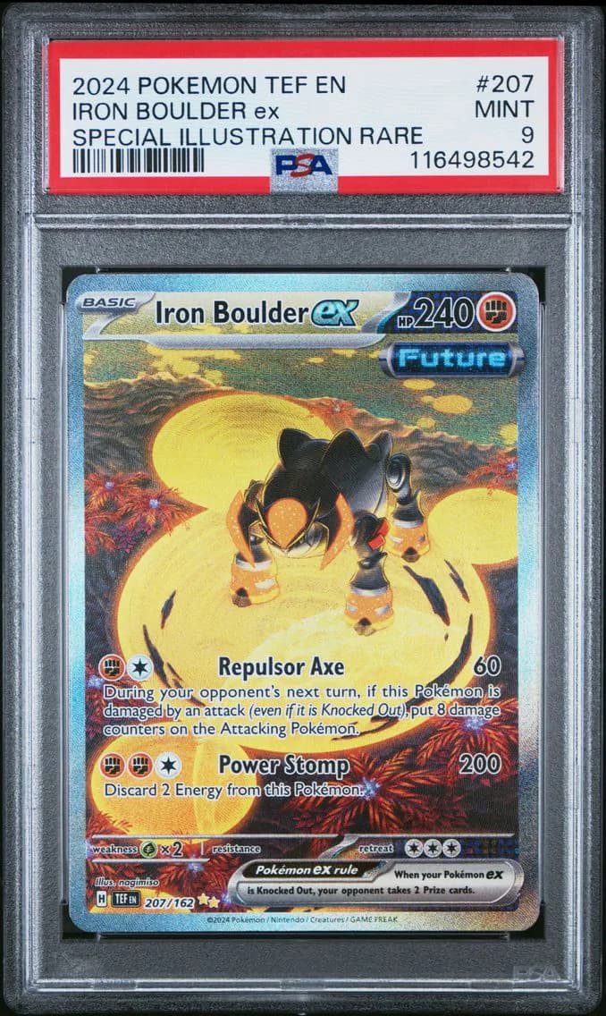 Iron Boulder EX, Temporal Forces, PSA 9