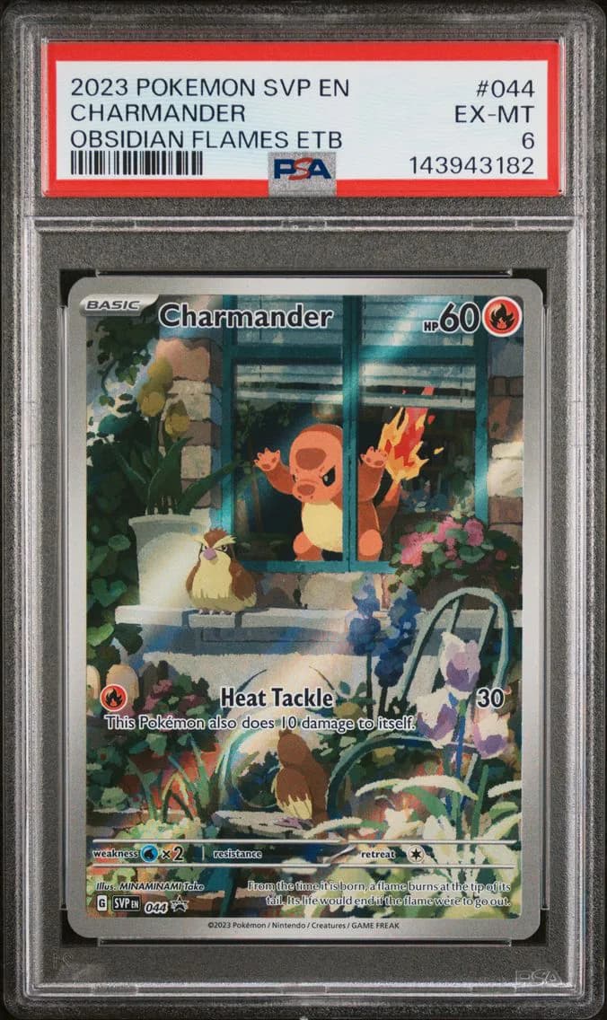 Charmander, SV Black Star Promo, PSA 6