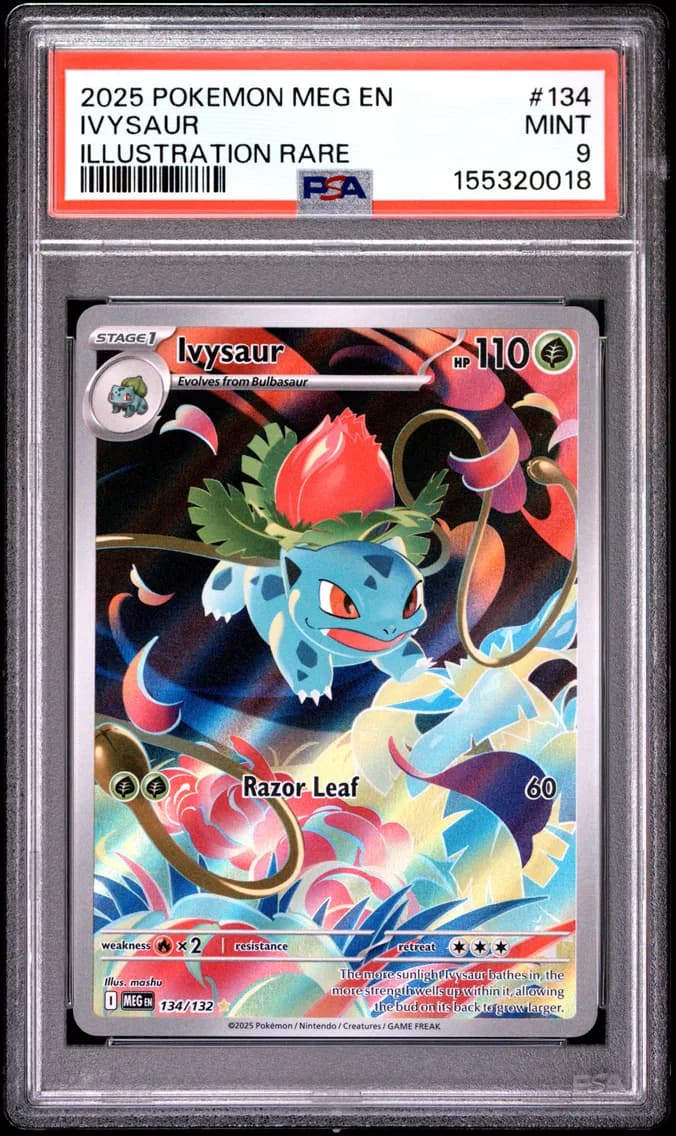 Ivysaur, Mega Evolution, PSA 9