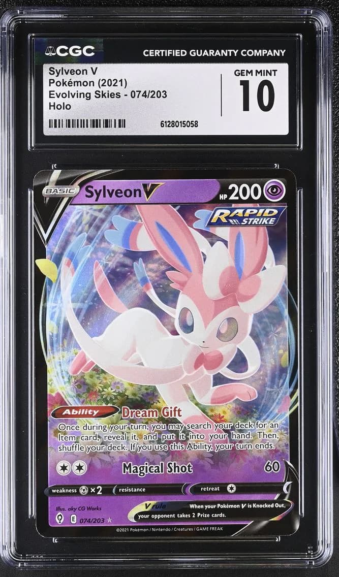 Sylveon V, Evolving Skies, CGC 10
