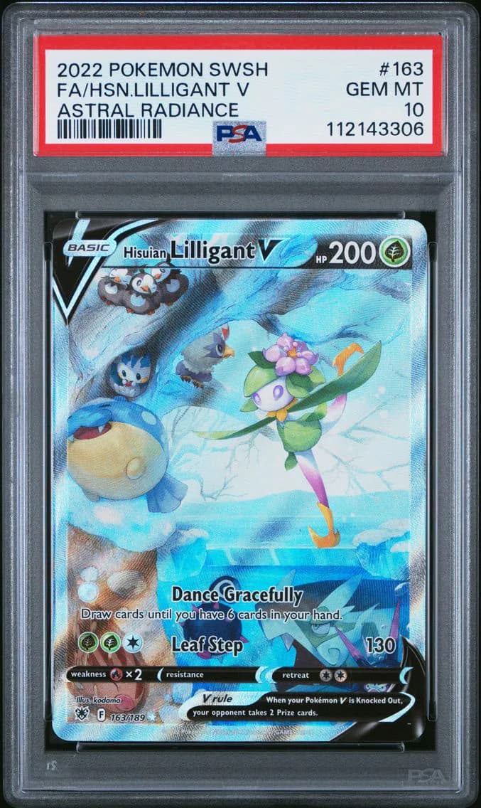 Hisuian Lilligant V, Sword & Shield Astral Radiance, PSA 10