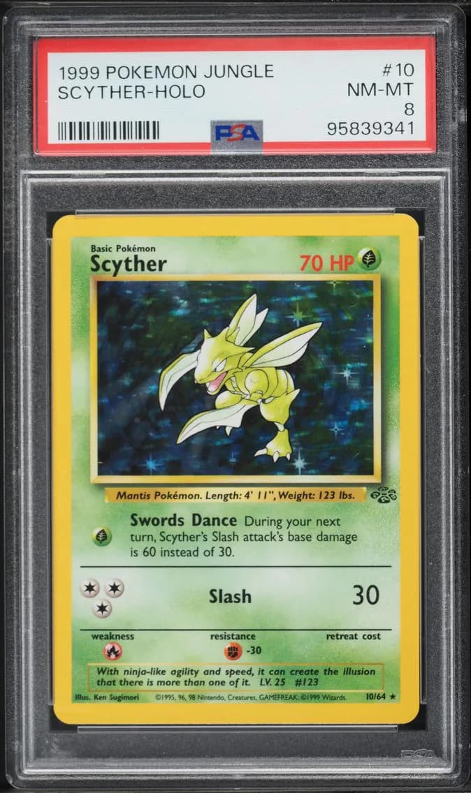 Scyther-Holo, Jungle, PSA 8