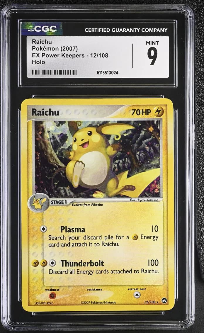 Raichu, EX Power Keepers, CGC 9