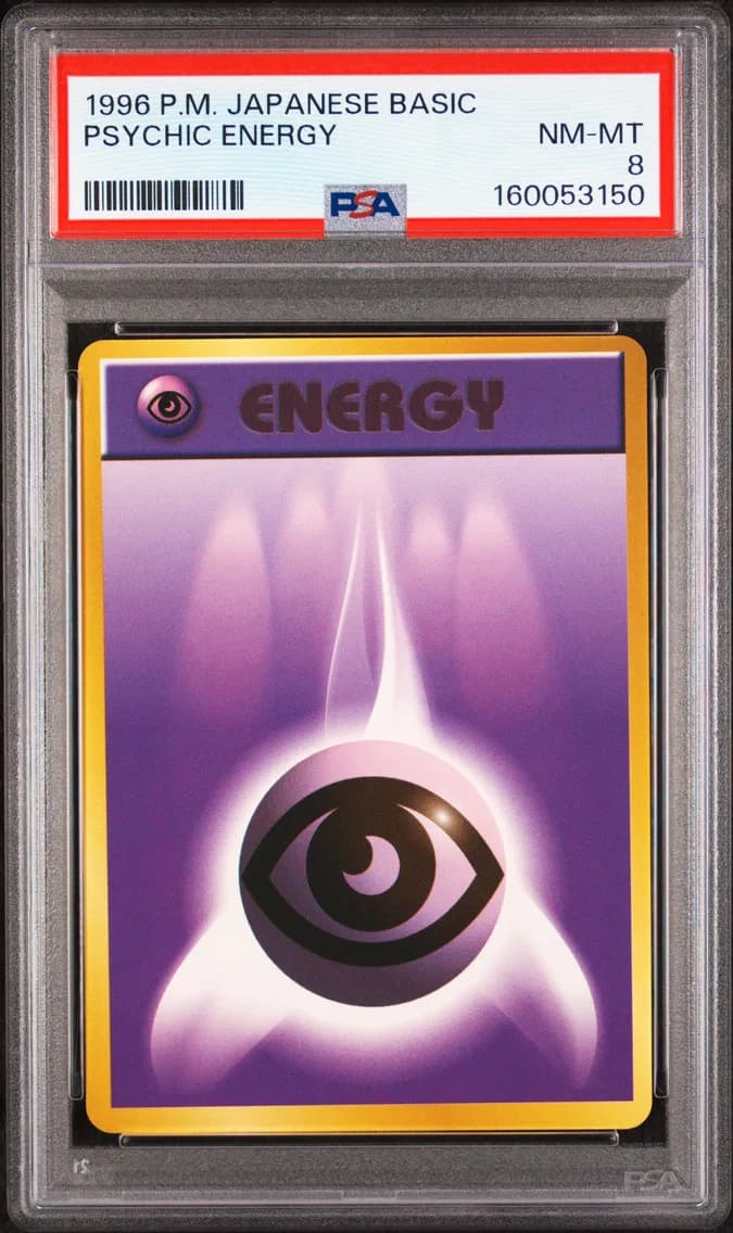 Psychic Energy, Japanese Basic, PSA 8