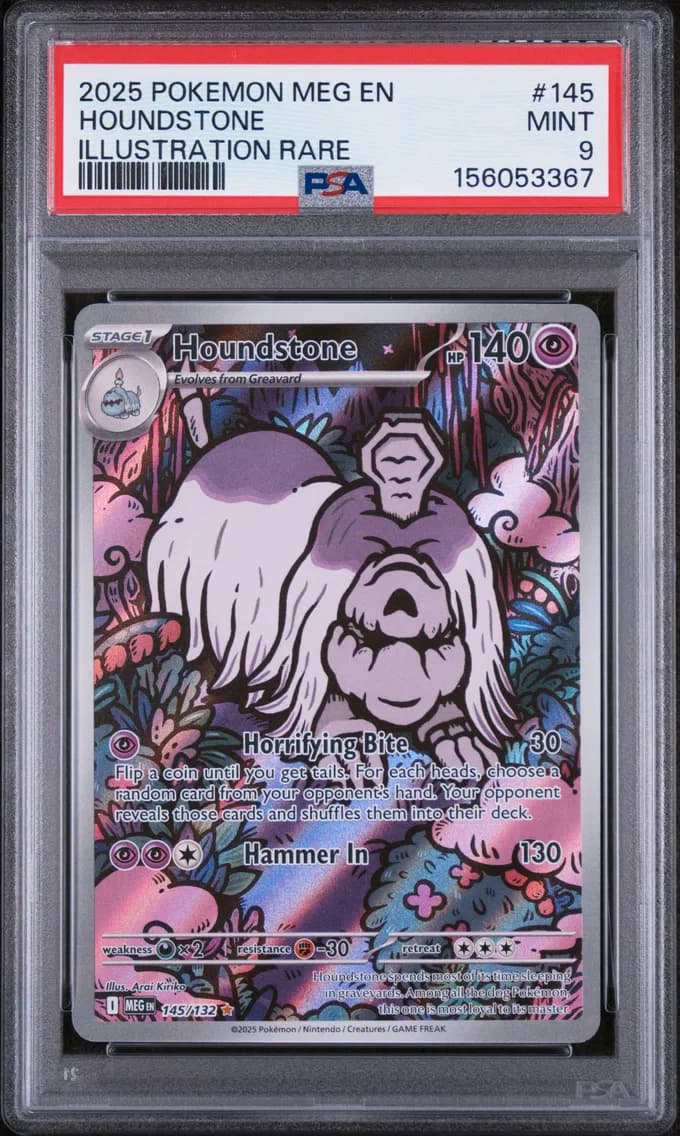Houndstone, Mega Evolution, PSA 9