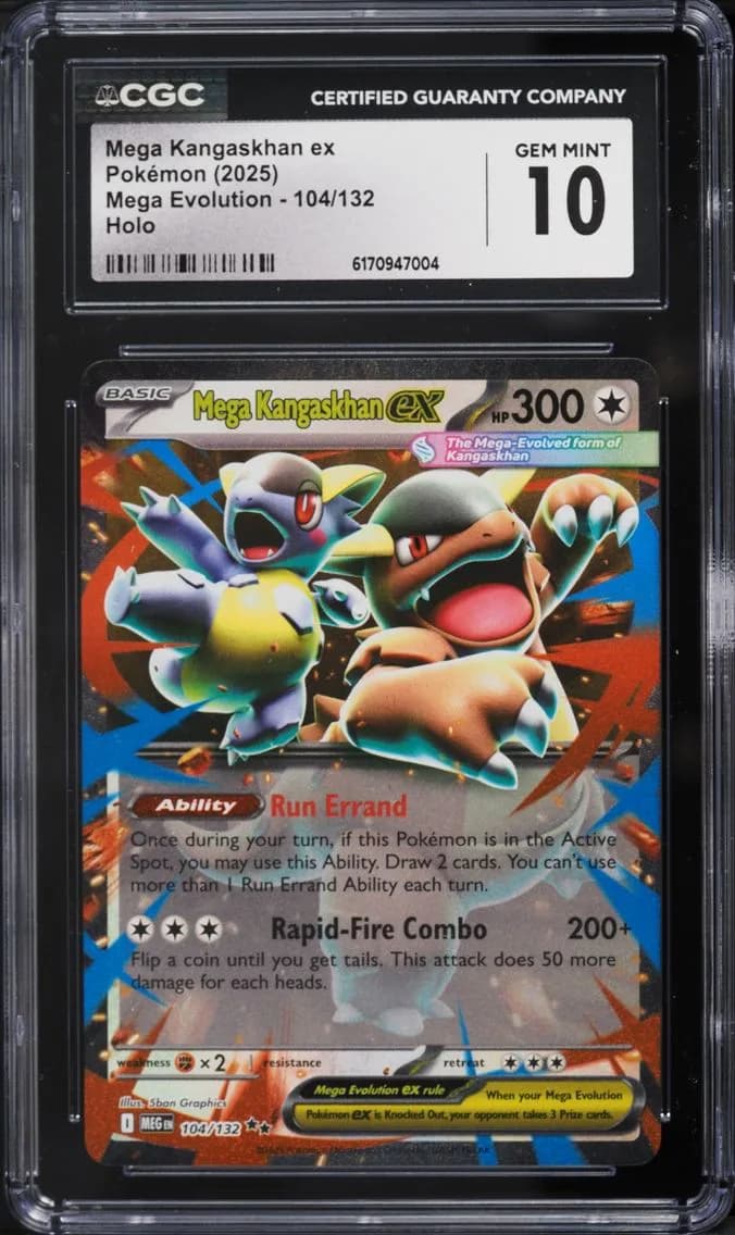 Mega Kangaskhan ex, Mega Evolution, CGC 10
