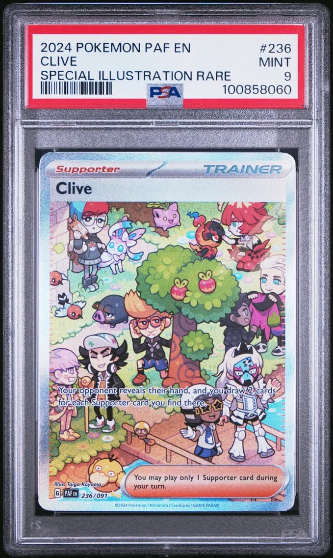 Clive, Paldean Fates, PSA 9