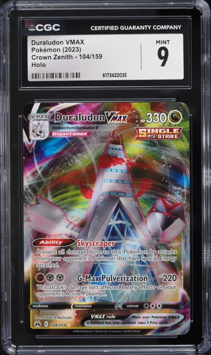Duraludon VMAX, Crown Zenith, CGC 9