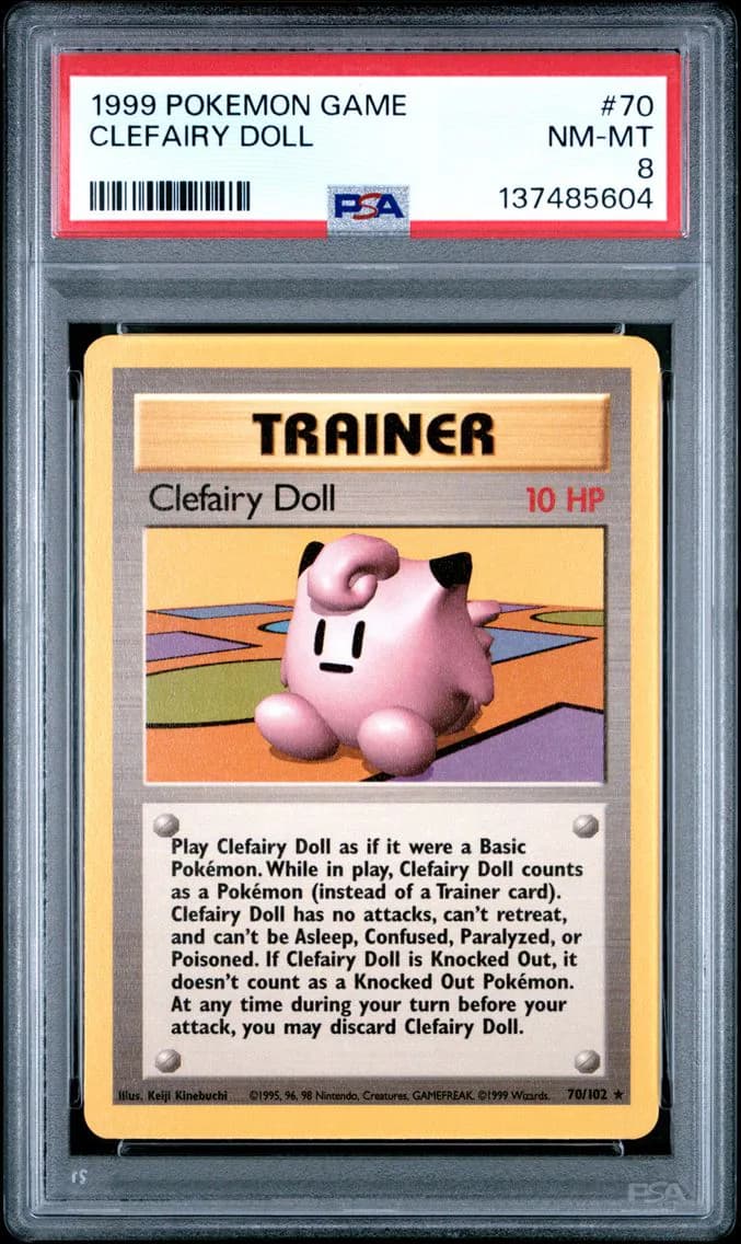 Clefairy Doll, Game, PSA 8
