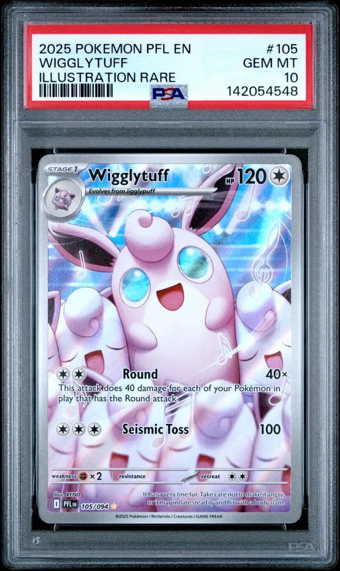 Wigglytuff, Phantasmal Flames, PSA 10