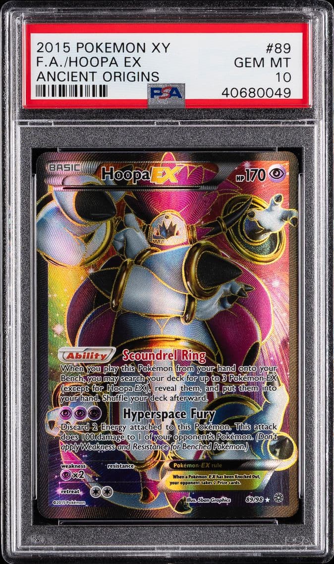 Hoopa EX, XY Ancient Origins, PSA 10