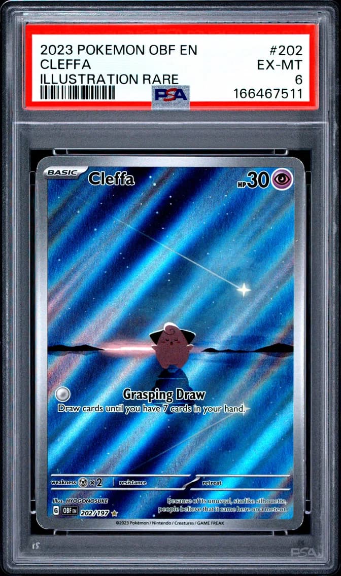 Cleffa, Obsidian Flames, PSA 6