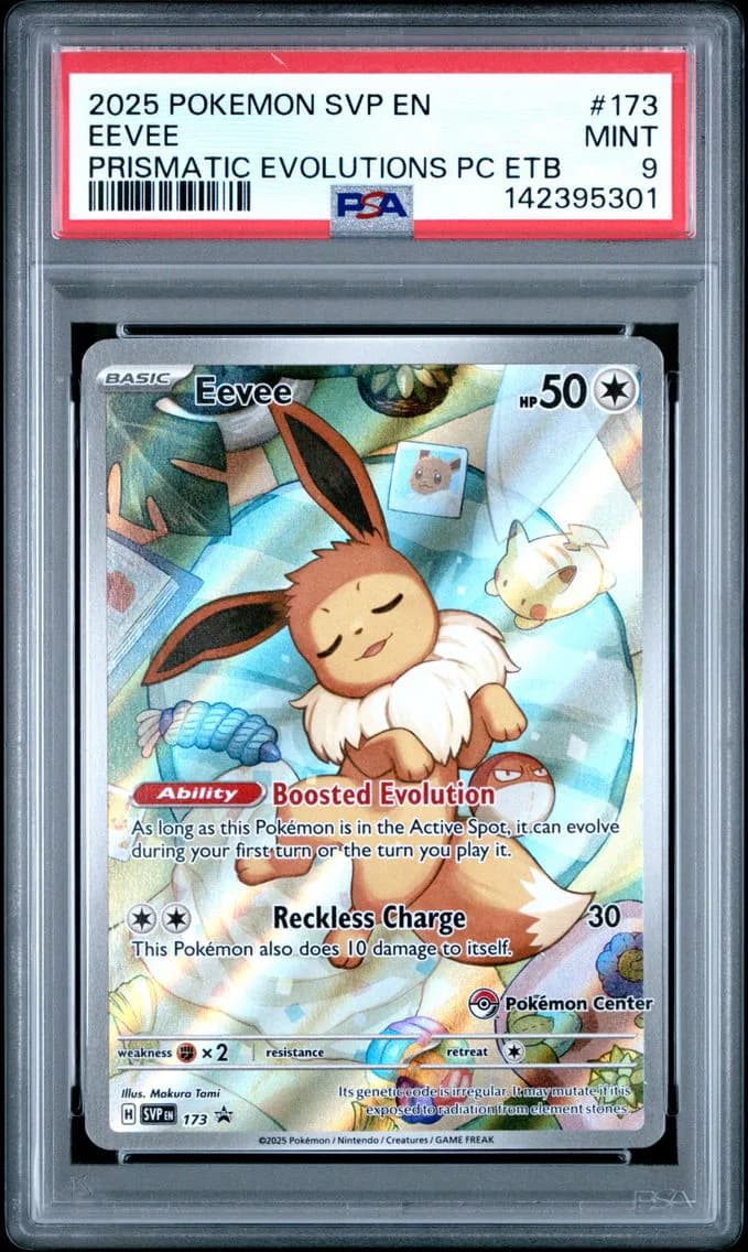 Eevee, SV Black Star Promo, PSA 9