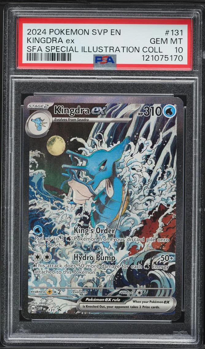 Kingdra EX, SV Black Star Promo, PSA 10