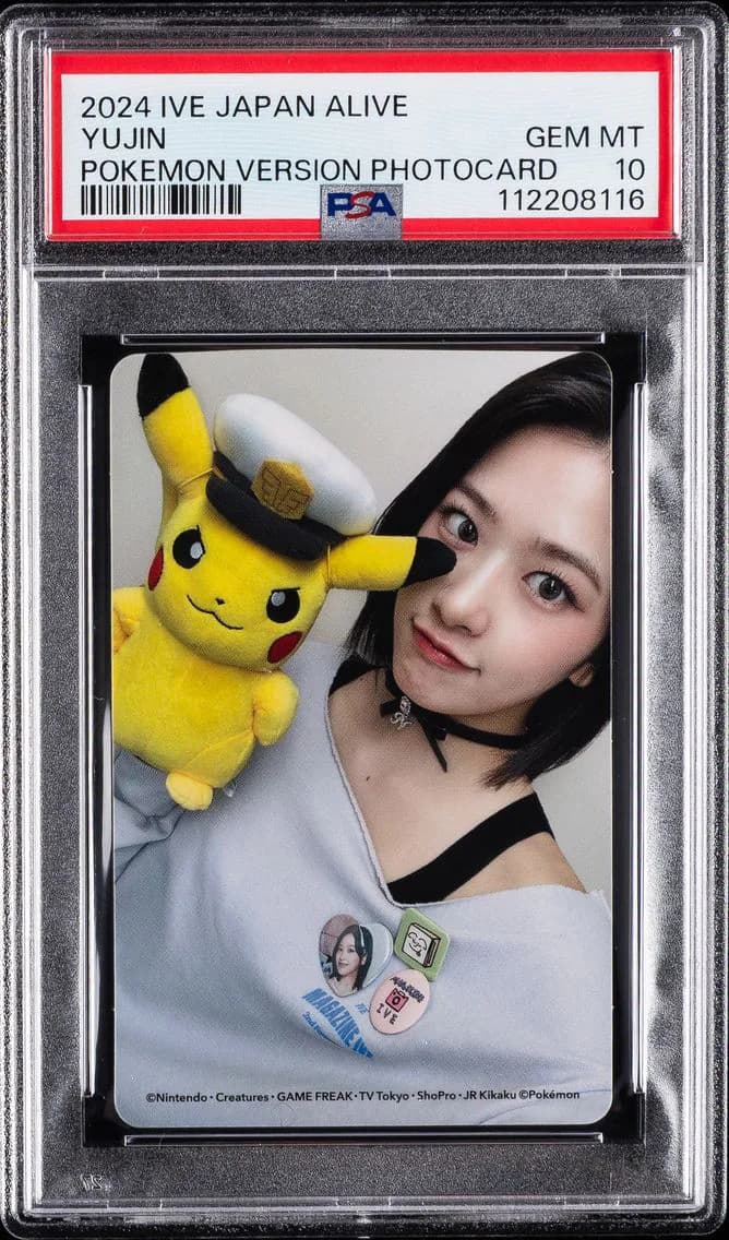 Yujin, Ive Japan 2nd EP Alive Pokemon Version Photocards, PSA 10