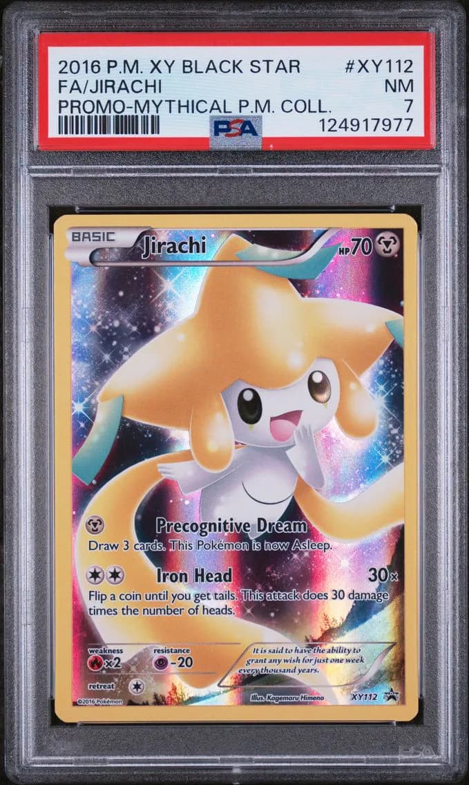Jirachi, XY Black Star Promo, PSA 7