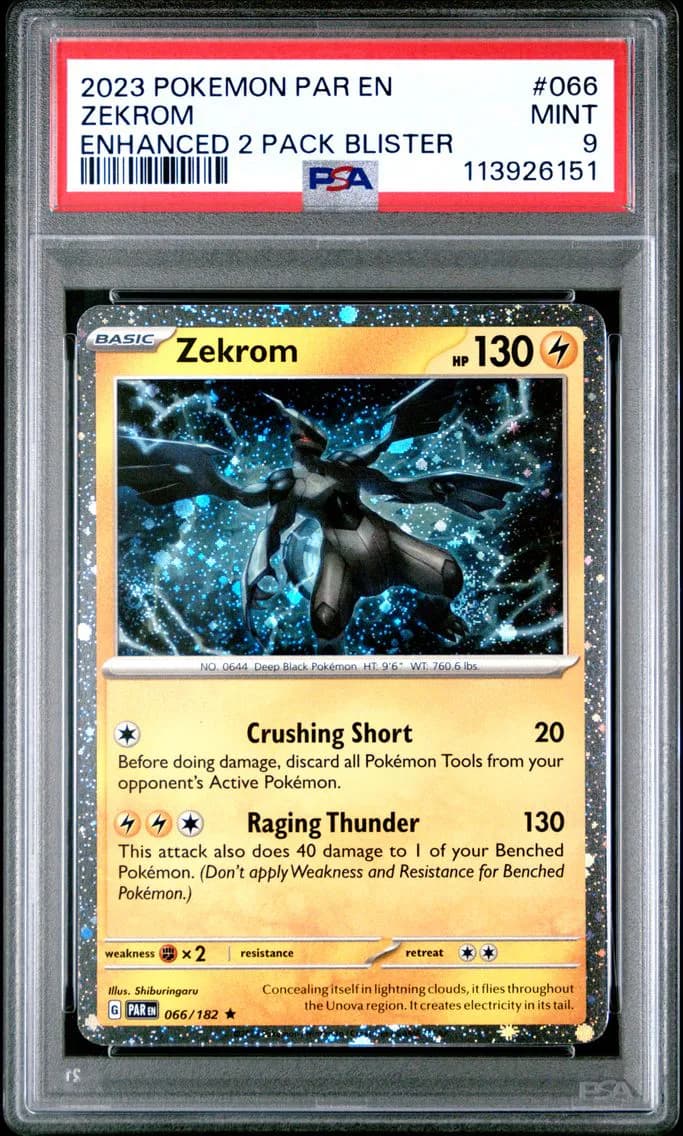 Zekrom, Paradox Rift, PSA 9