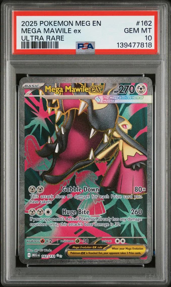 Mega Mawile EX, Mega Evolution, PSA 10