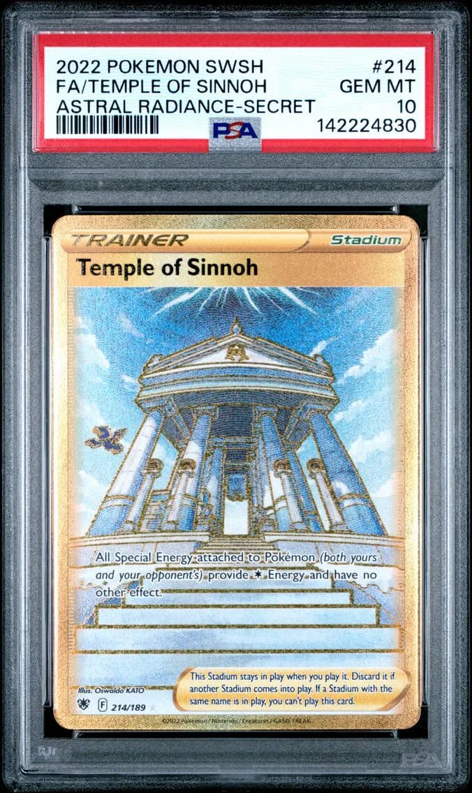 Temple of Sinnoh, Sword & Shield Astral Radiance, PSA 10