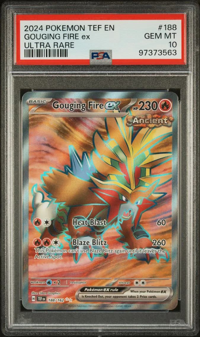 Gouging Fire EX, Temporal Forces, PSA 10