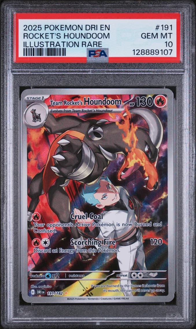 Team Rocket's Houndoom, Destined Rivals, PSA 10