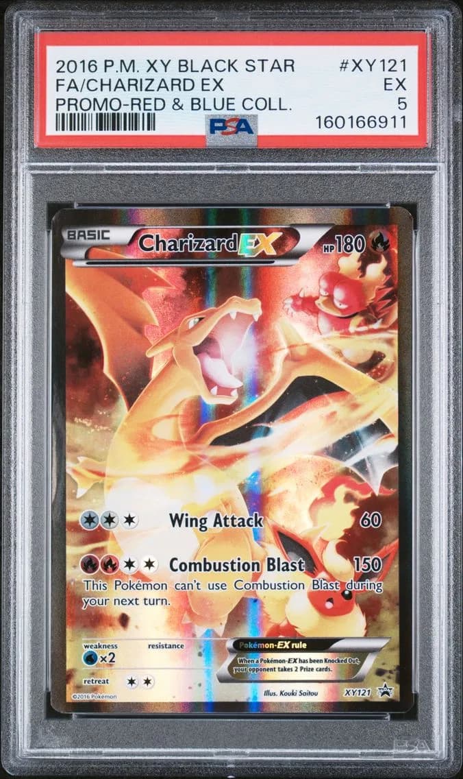 Charizard EX, XY Black Star Promo, PSA 5