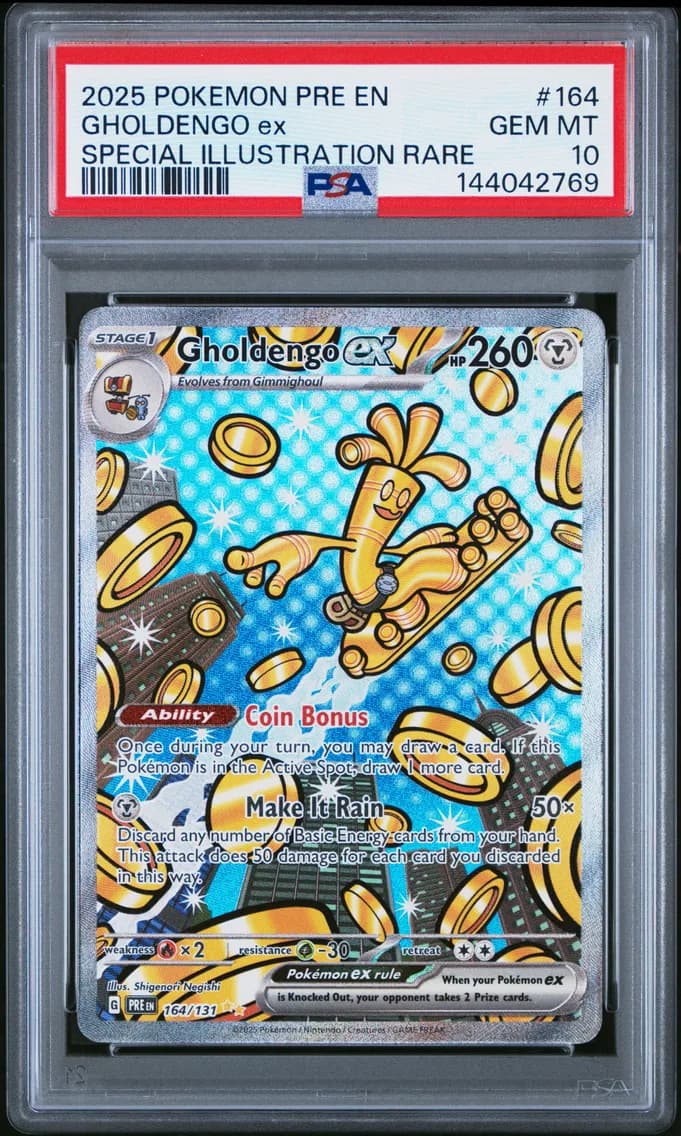 Gholdengo EX, Prismatic Evolutions, PSA 10