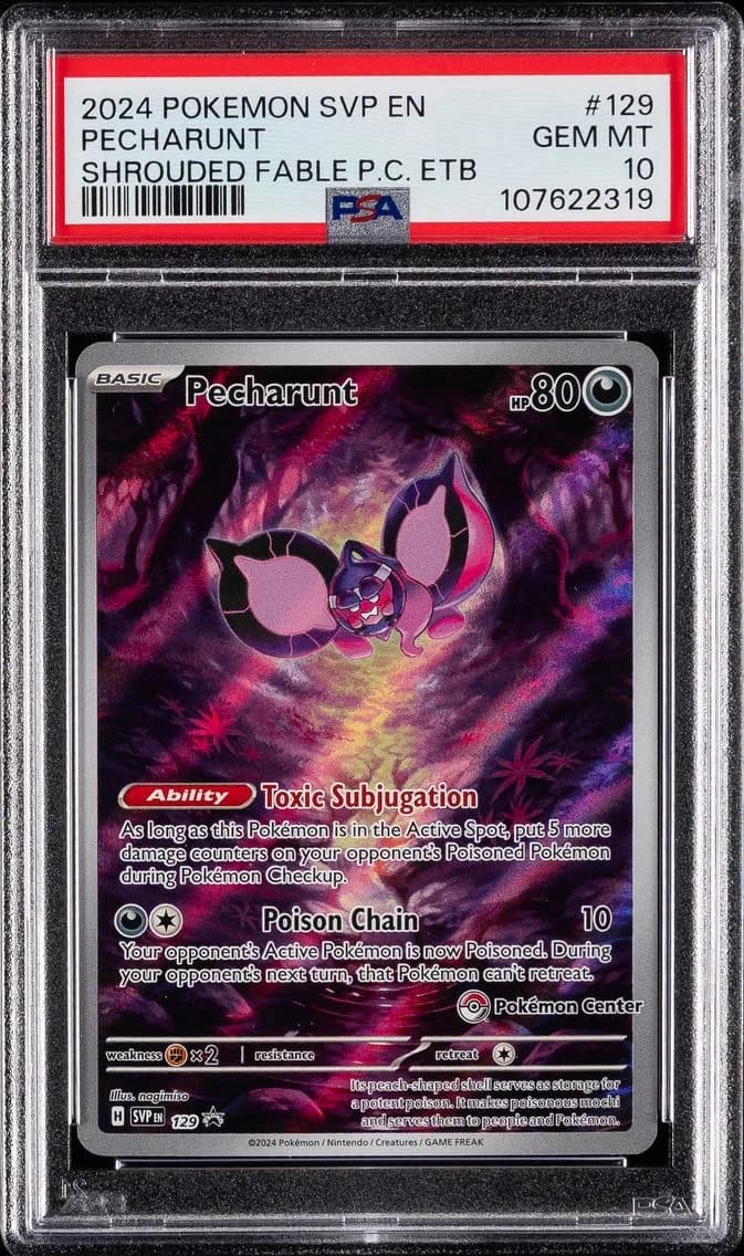 Pecharunt, SV Black Star Promo, PSA 10