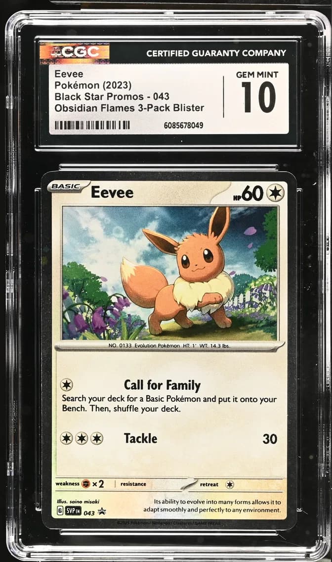 Eevee, Black Star Promos - Scarlet & Violet SVPEN, CGC 10