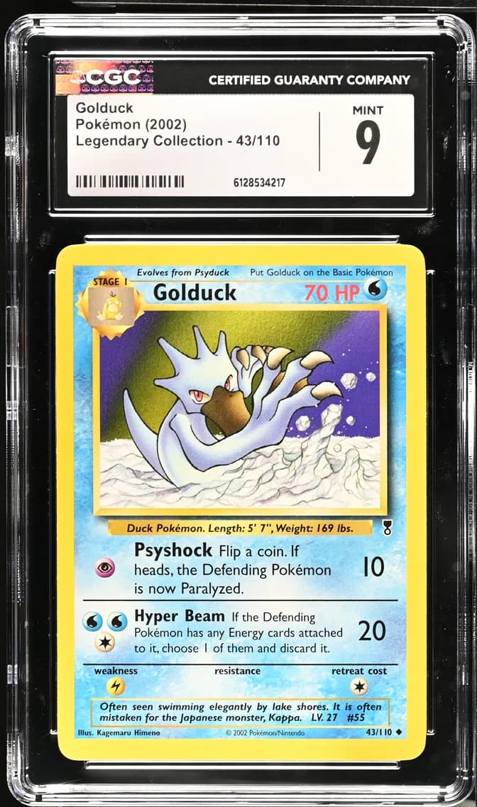 Golduck, Legendary Collection, CGC 9