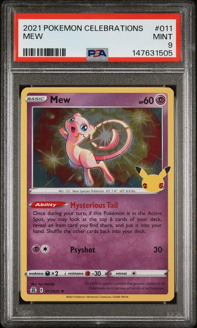 Mew, Celebrations, PSA 9
