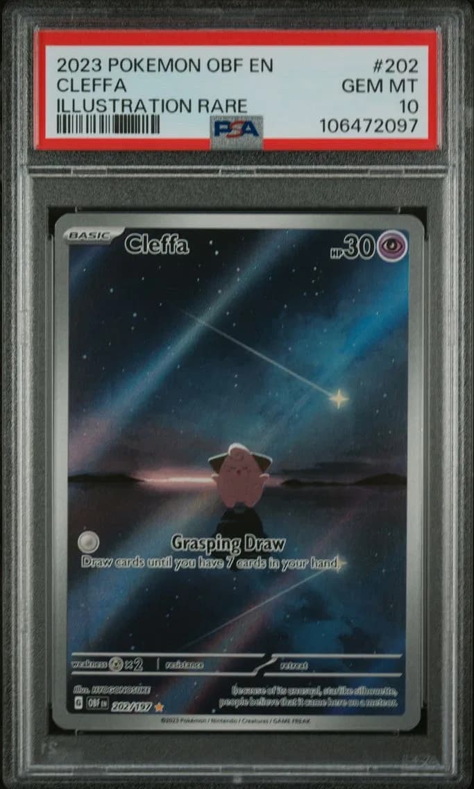 Cleffa, Obsidian Flames, PSA 10
