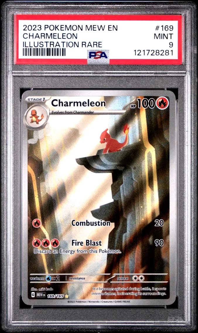 Charmeleon, 151, PSA 9