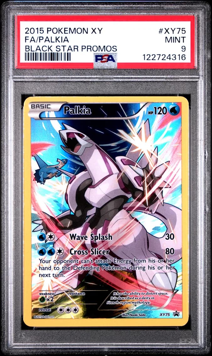Palkia, XY Black Star Promos, PSA 9