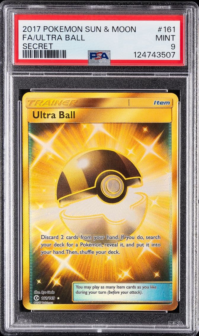 Ultra Ball, Sun & Moon, PSA 9