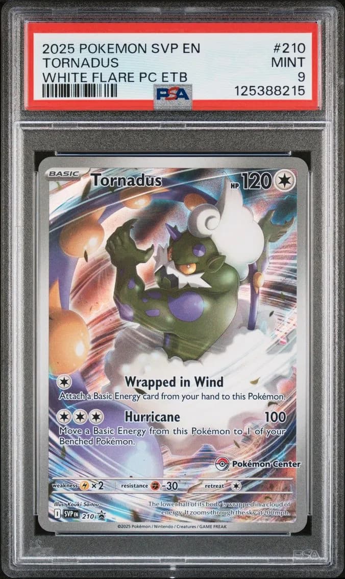 Tornadus, SV Black Star Promo, PSA 9