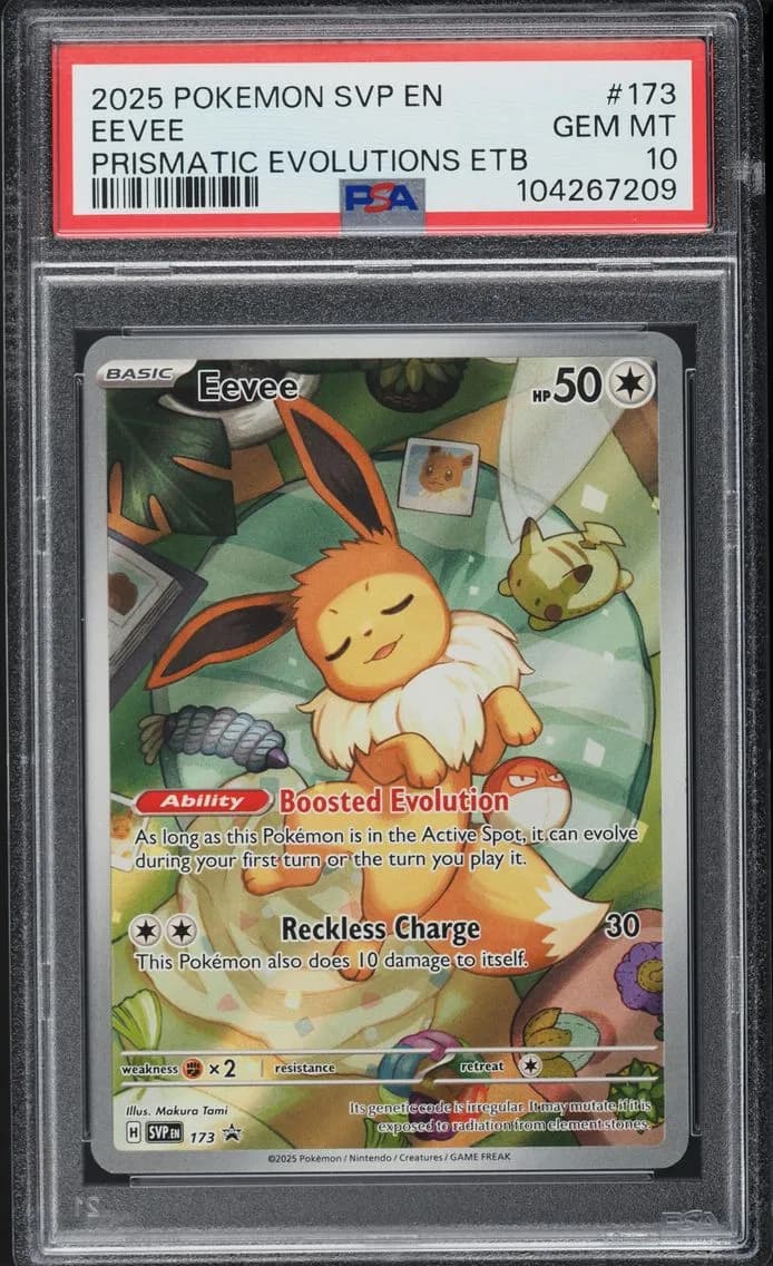Eevee, SV Black Star Promo, PSA 10