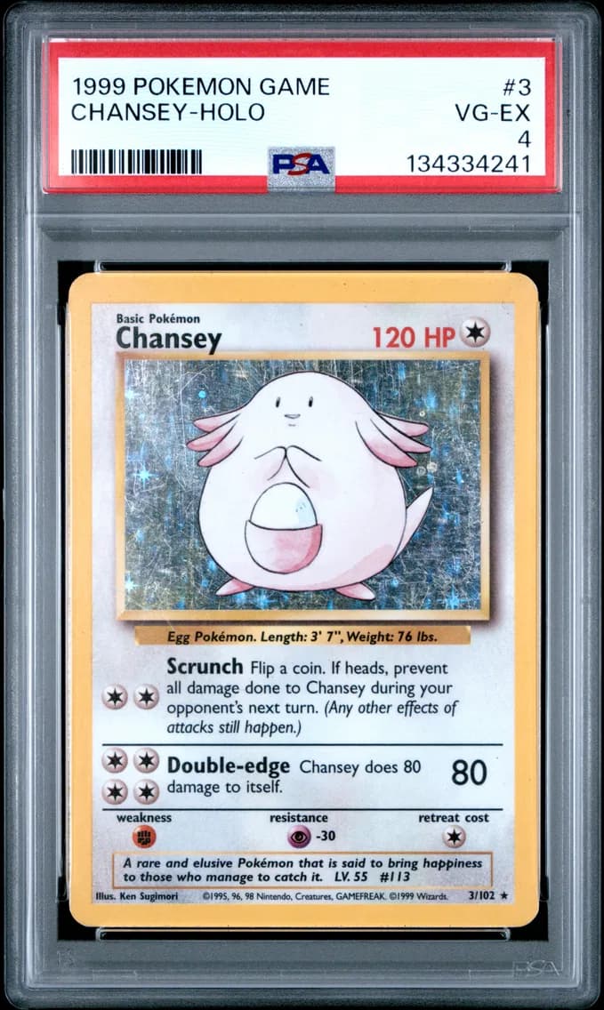 Chansey-Holo, Game, PSA 4