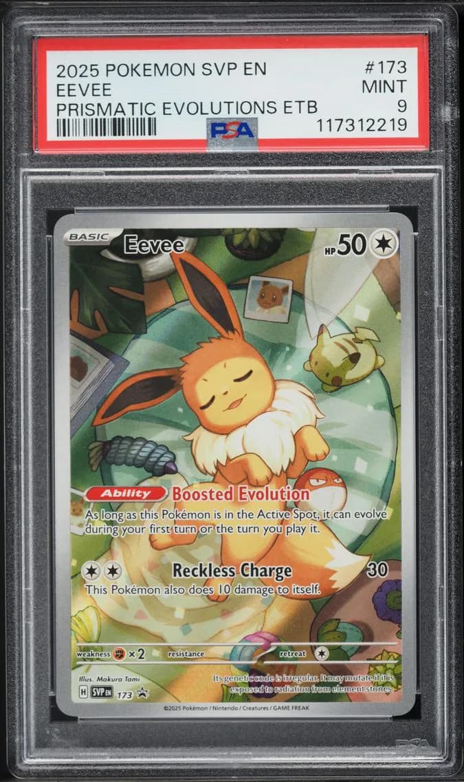 Eevee, SV Black Star Promo, PSA 9