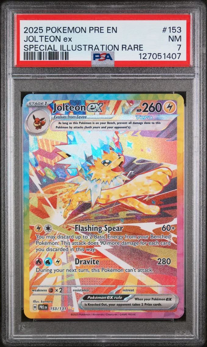 Jolteon EX, Prismatic Evolutions, PSA 7