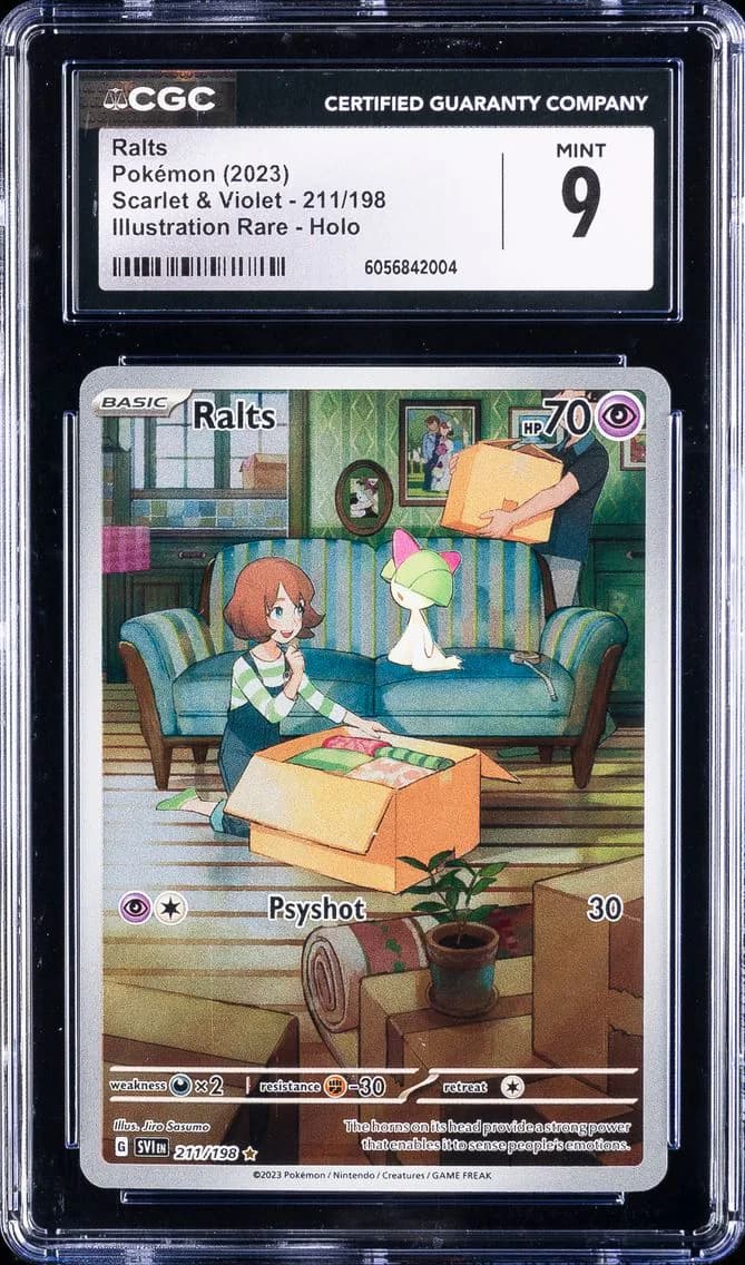 Ralts, Scarlet & Violet - SV1EN, CGC 9
