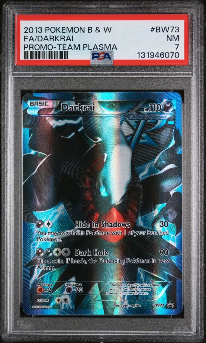 Darkrai, Black & White Promo, PSA 7