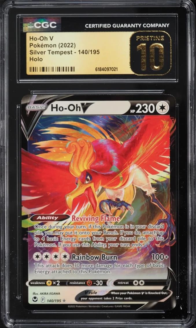 Ho-Oh V, Silver Tempest, CGC 10