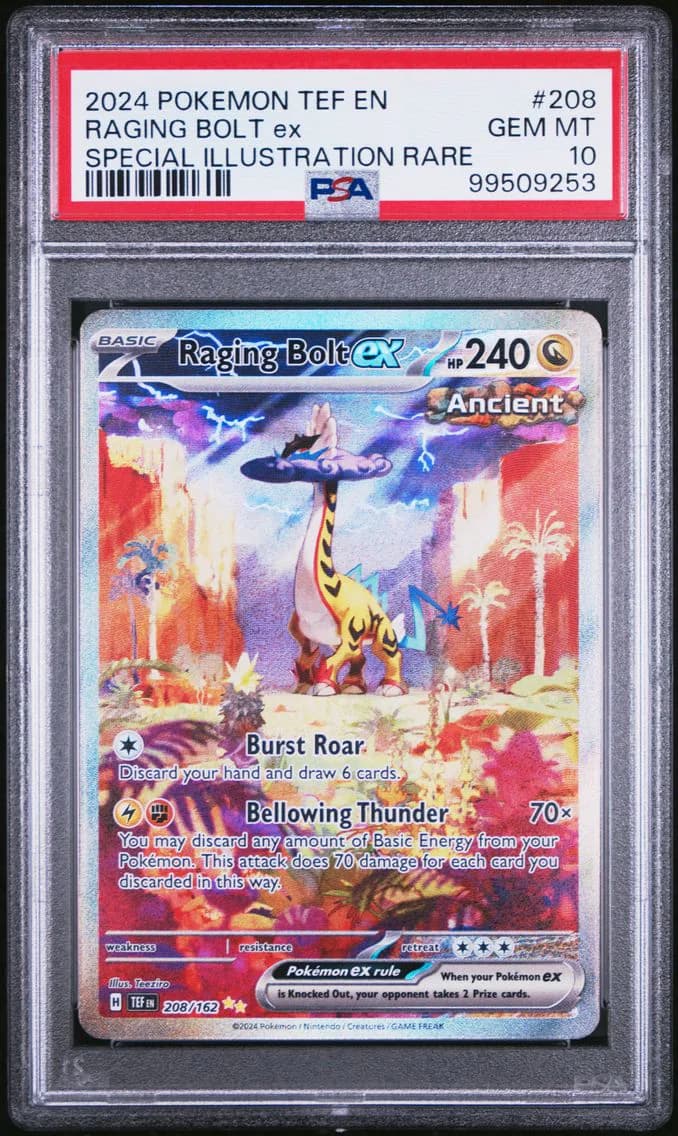 Raging Bolt EX, Temporal Forces, PSA 10