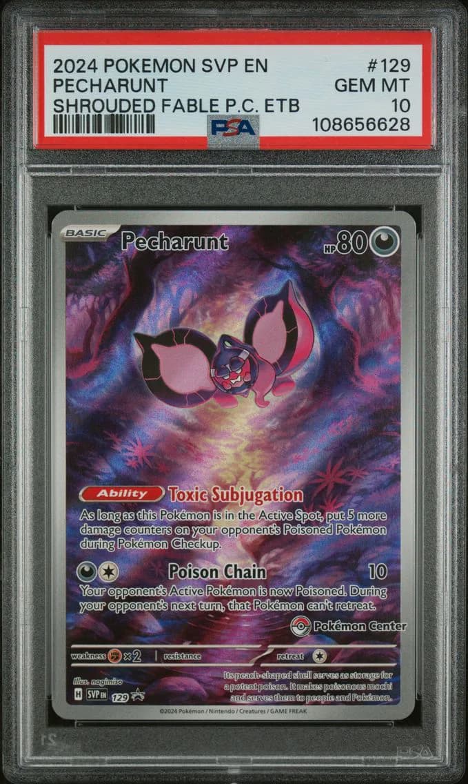 Pecharunt, SV Black Star Promo, PSA 10